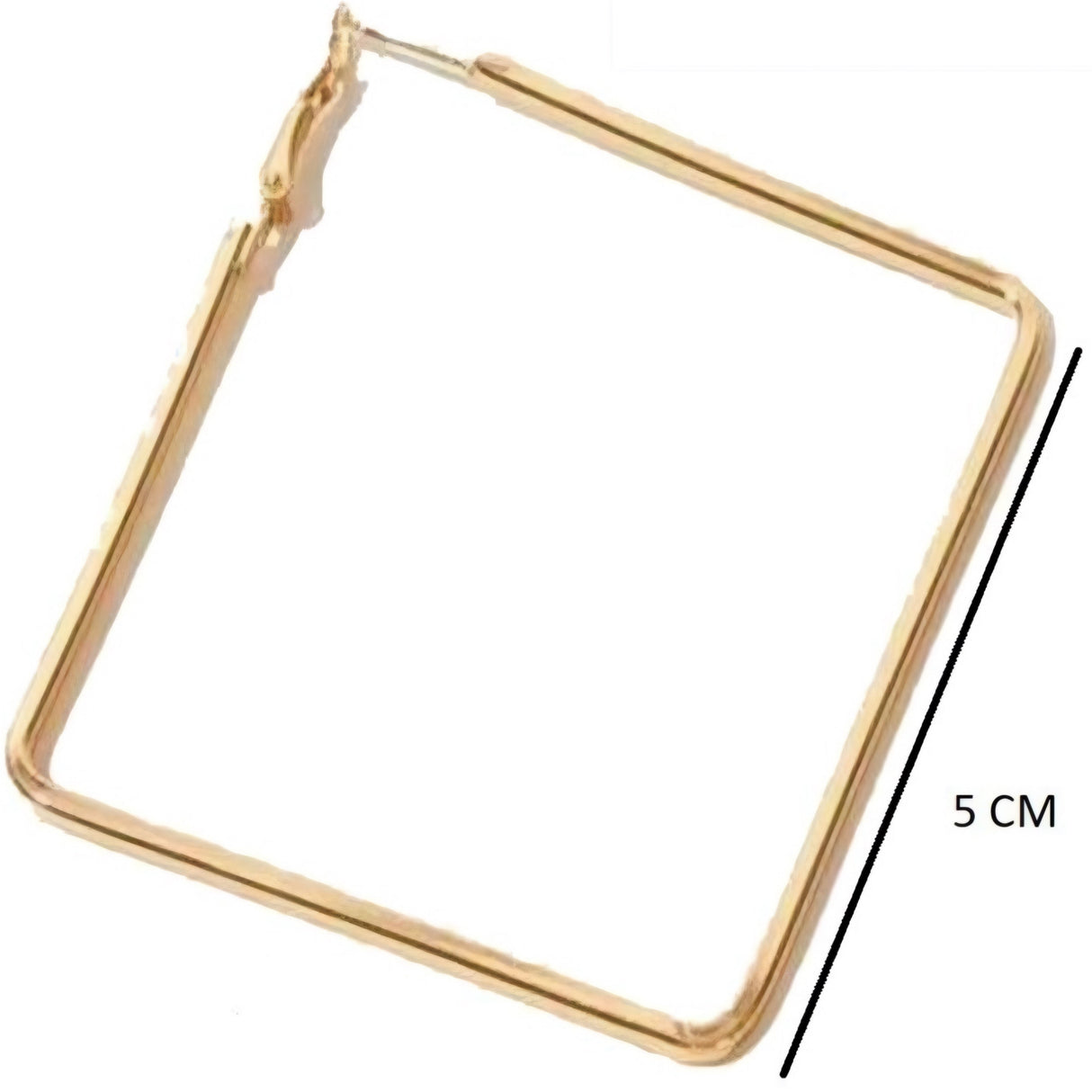 Golden Frame Hoops