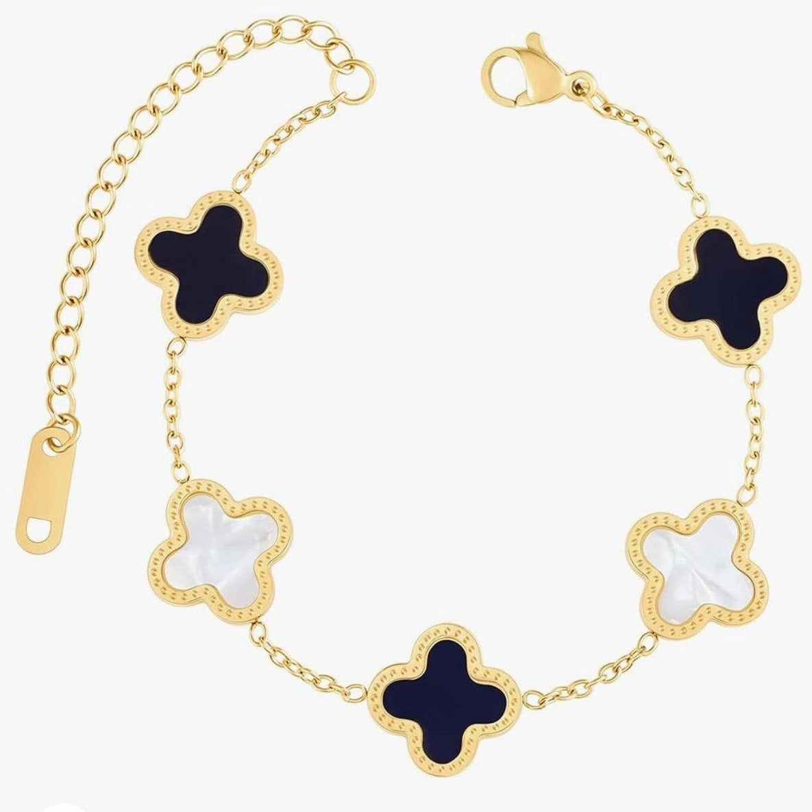 Dual Harmony Clover Bracelet